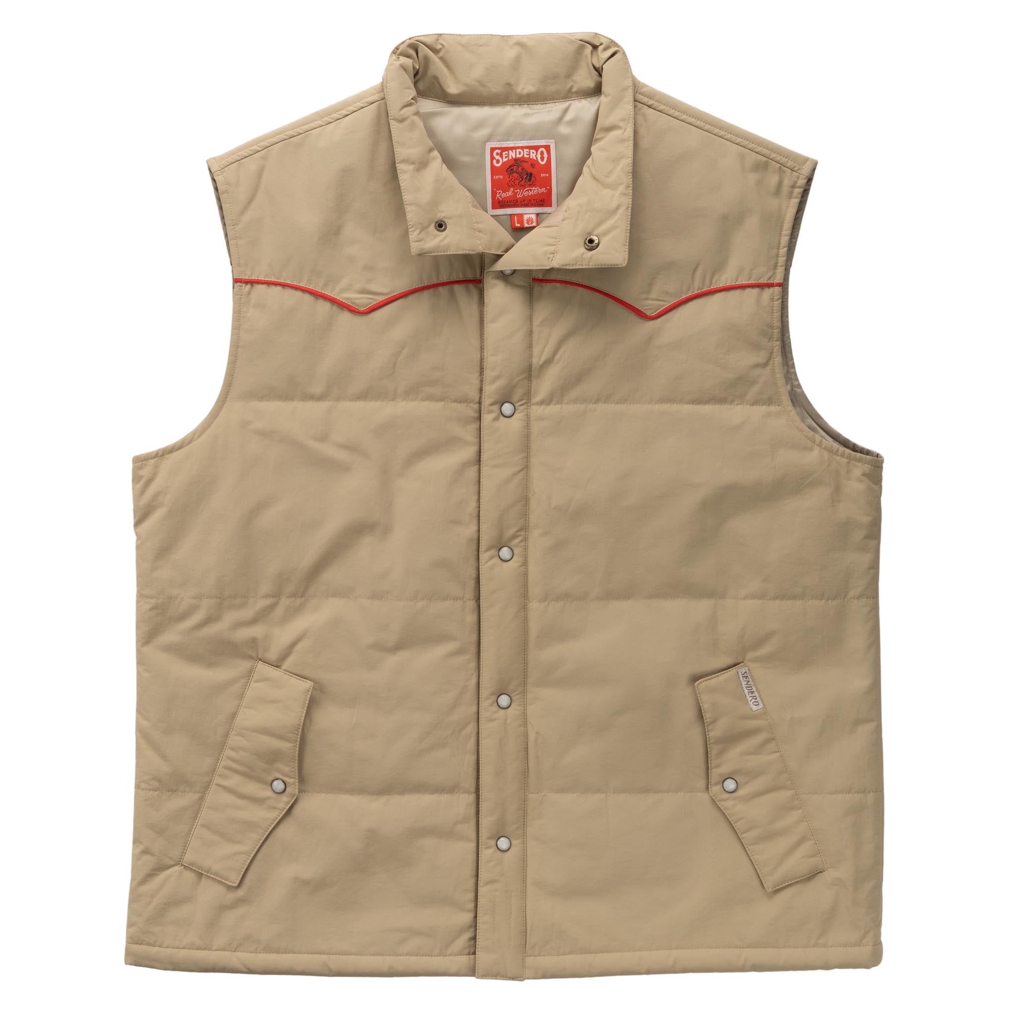 Vaquero Vest- Buckskin